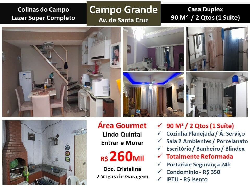 Casa Campo Grande Colinas do Campo 90M² 2