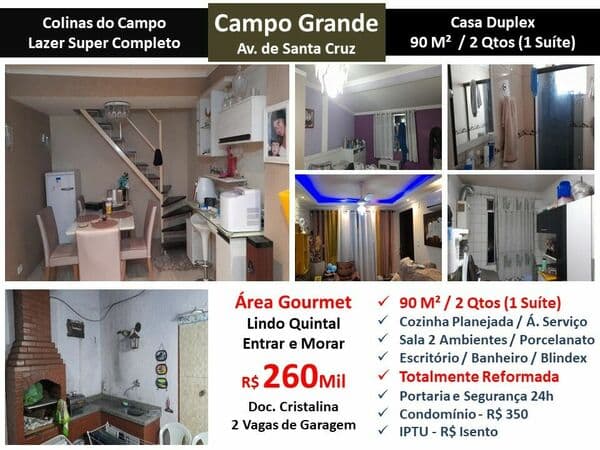 Casa Campo Grande Colinas do Campo 90M² 2
