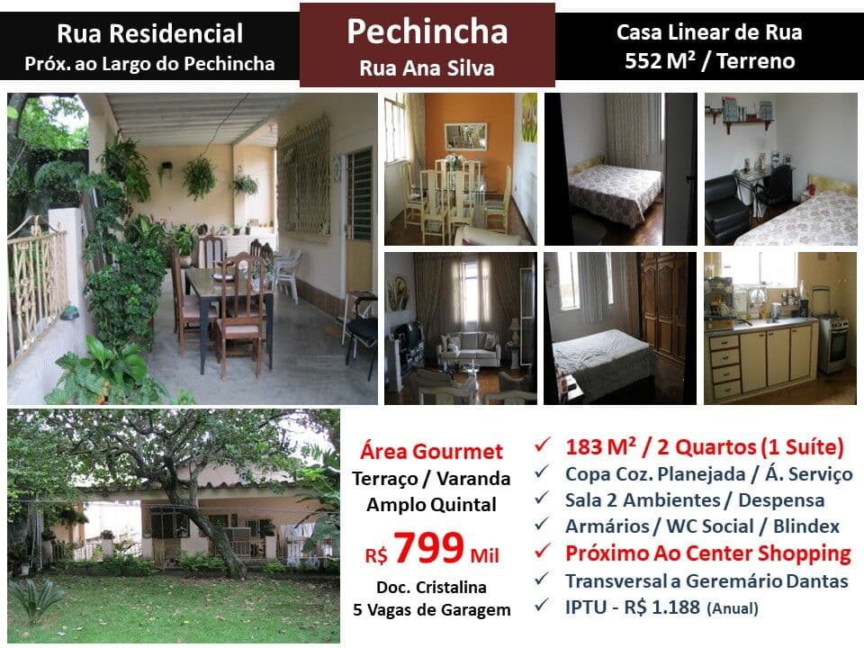 Casa JPA Pechincha Ana Silva 183M²