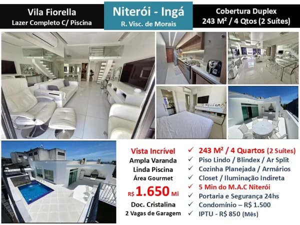 Cob Niterói Visc. de Morais Vila Fiorella 243M²