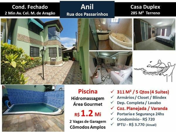 Casa JPA Anil Rua dos Passarinhos