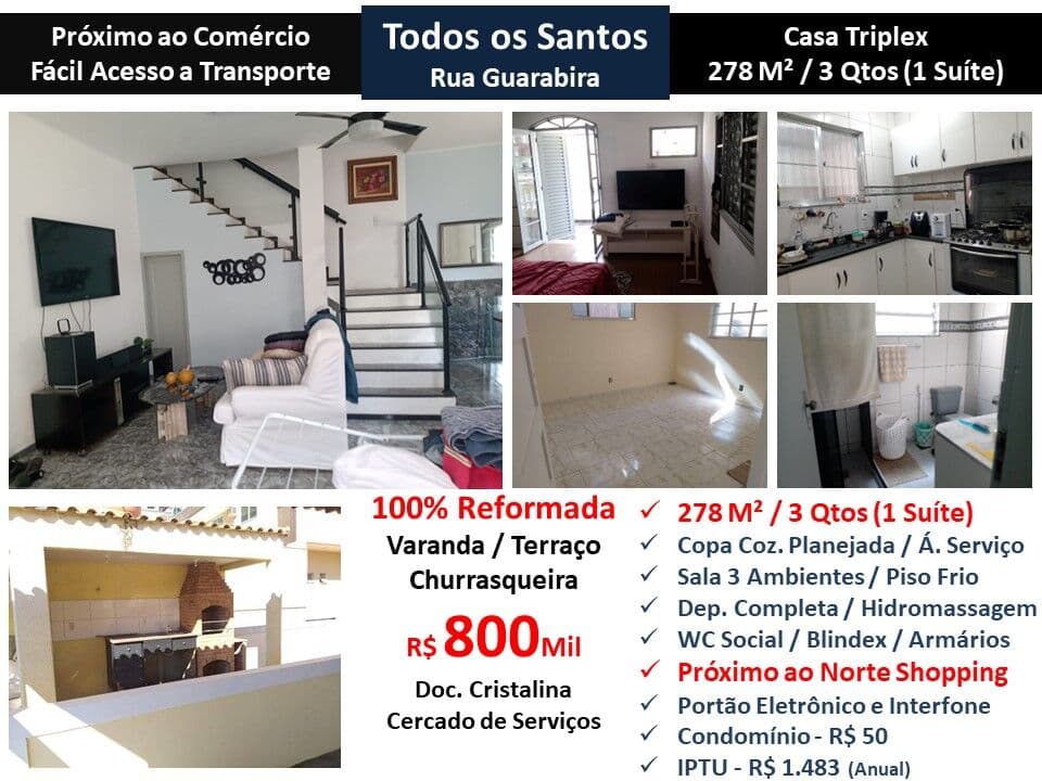Casa Todos os Santos Guarabira 278M²