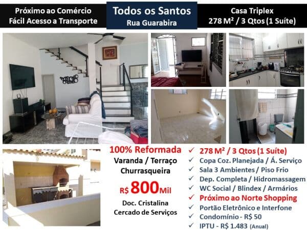 Casa Todos os Santos Guarabira 278M²