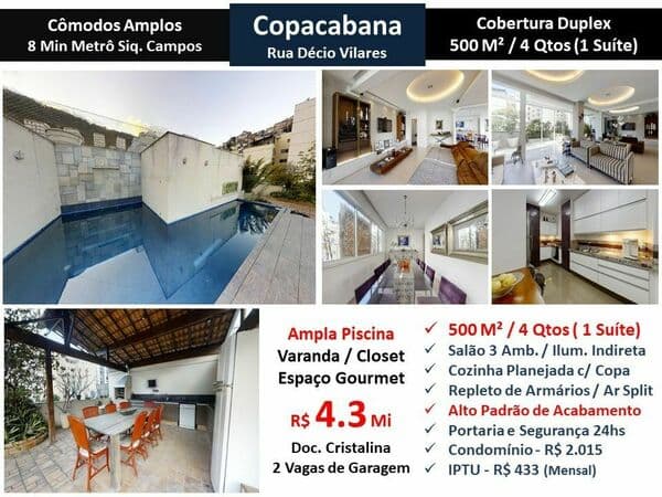 Cob Copacabana Décio Vilares 500M²