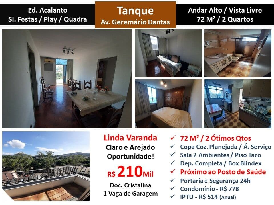 Apto JPA Tanque Geremario Dantas Acalanto 72M²