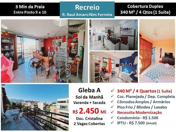 Cob Recreio Gleba A Praia Raul Amaro Nim Ferreira 340M²