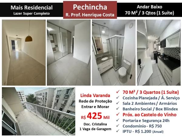 Apto JPA Pechincha Mais Residencial 70M² 5