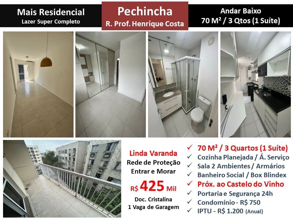 Apto JPA Pechincha Mais Residencial 70M² 5