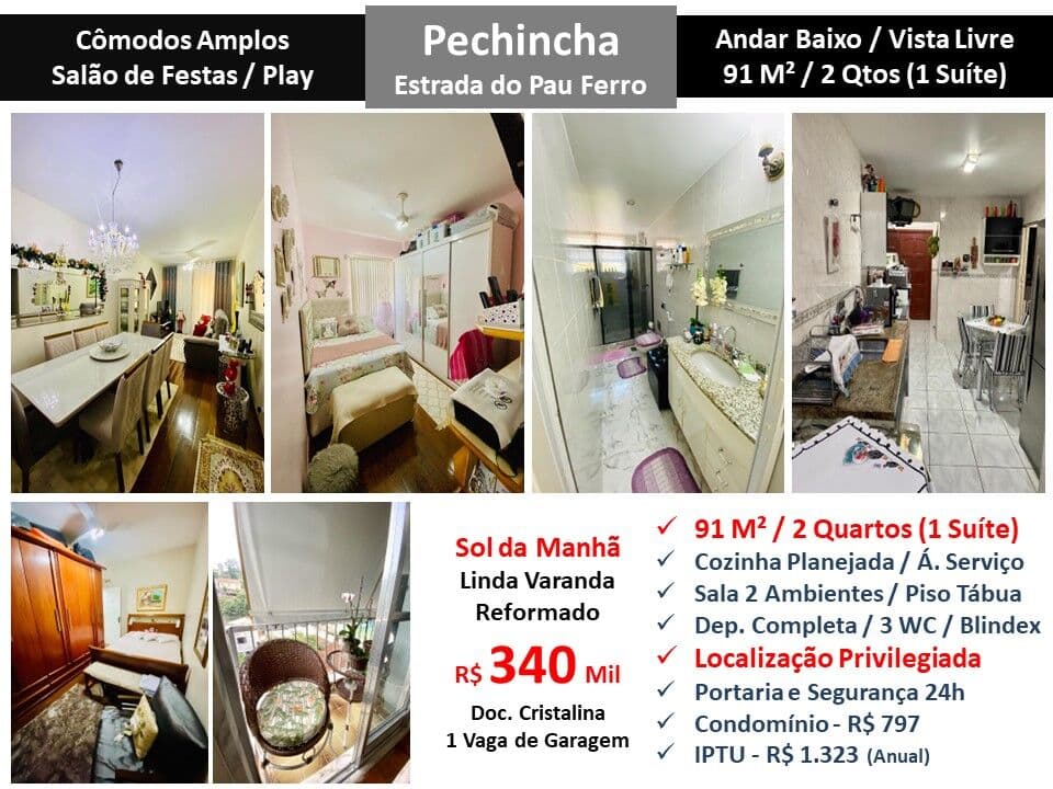 Apto JPA Pechincha Pau Ferro 91M² 2
