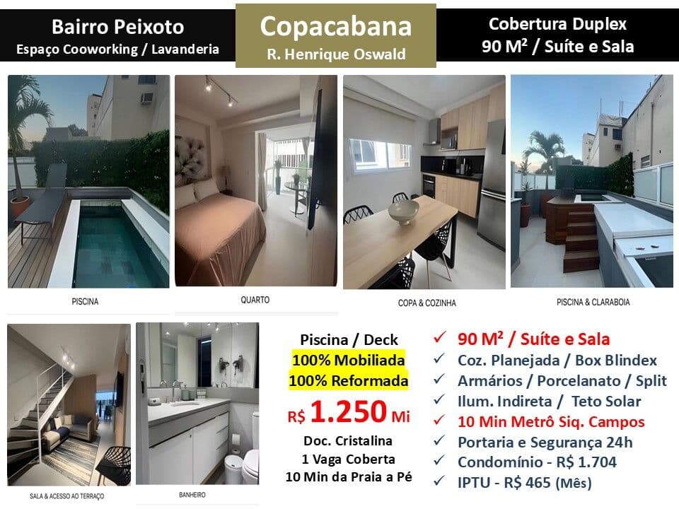 Cob Copacabana Henrique Oswald 90M²
