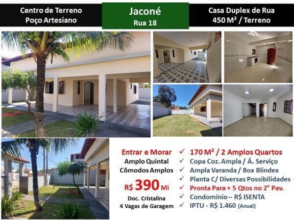 Casa Jaconé Rua 18 170M²