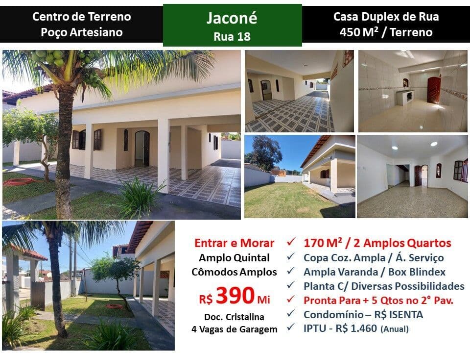 Casa Jaconé Rua 18 170M²