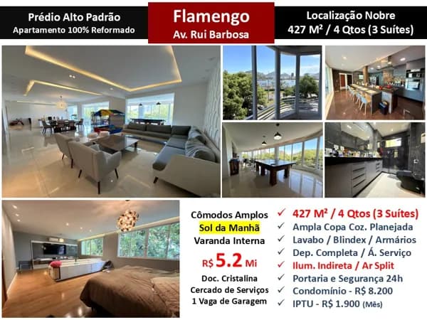 Apto Flamengo Praia Rui Barbosa 427M² 3