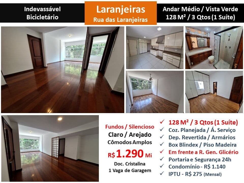 Apto Laranjeiras 128M²