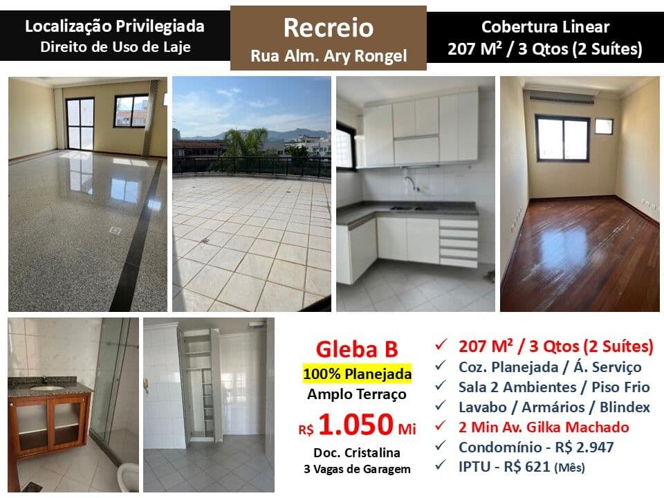Cob Recreio Gleba B Ary Rongel 207M² Linear