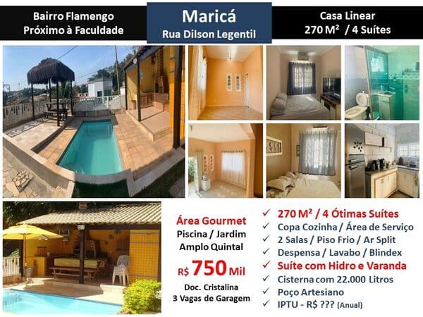 Casa Maricá Dilson Legentil 270M²