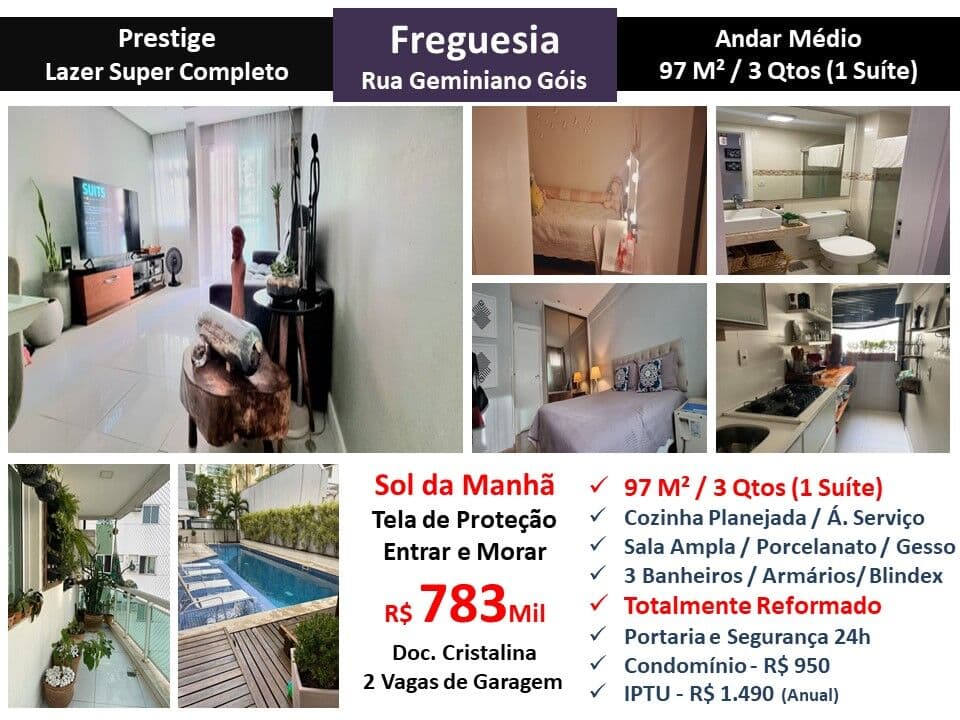 Apto JPA Freguesia Prestige 97M² 3