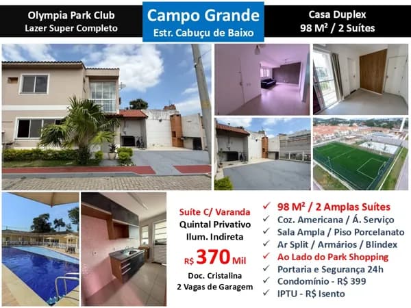 Casa Campo Grande Olympia Park 98M² 3