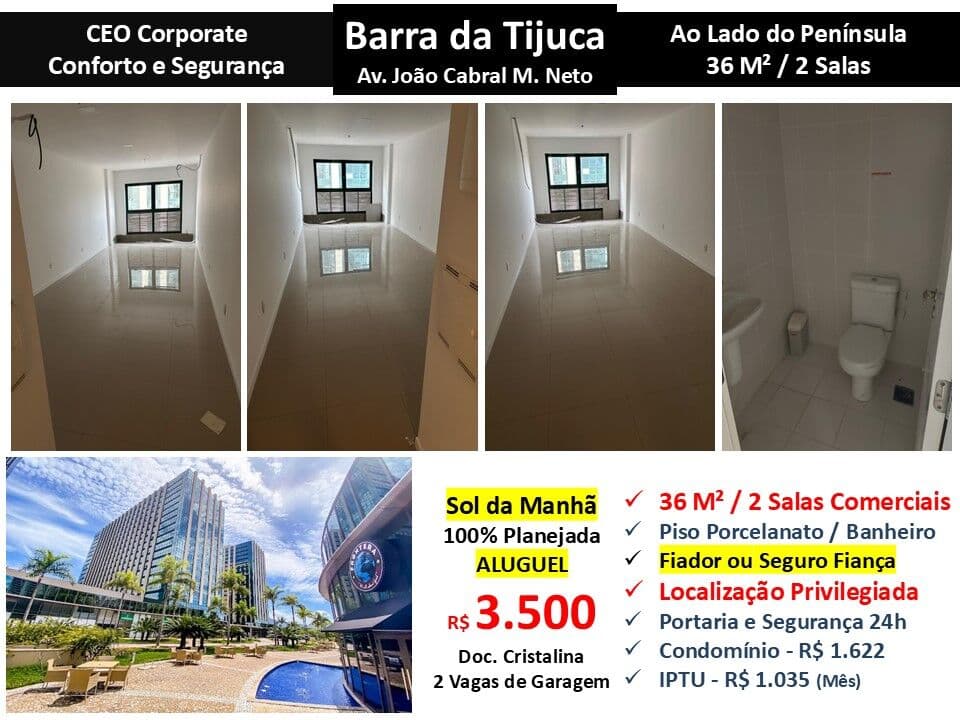 Sala Barra da Tijuca CEO 36M² 3