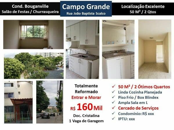 Apartamento em Rio de Janeiro - Campo Grande