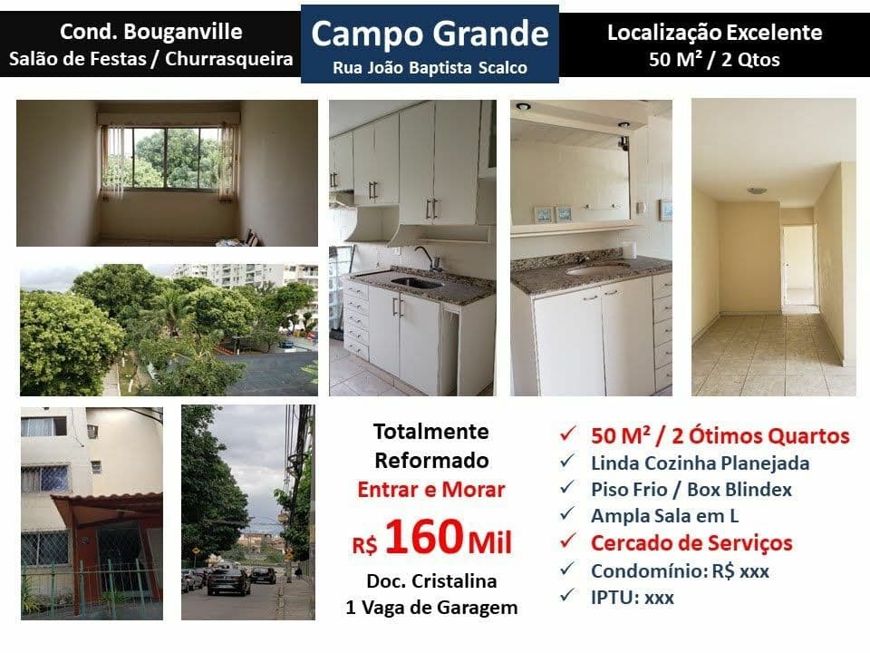 Apartamento em Rio de Janeiro - Campo Grande