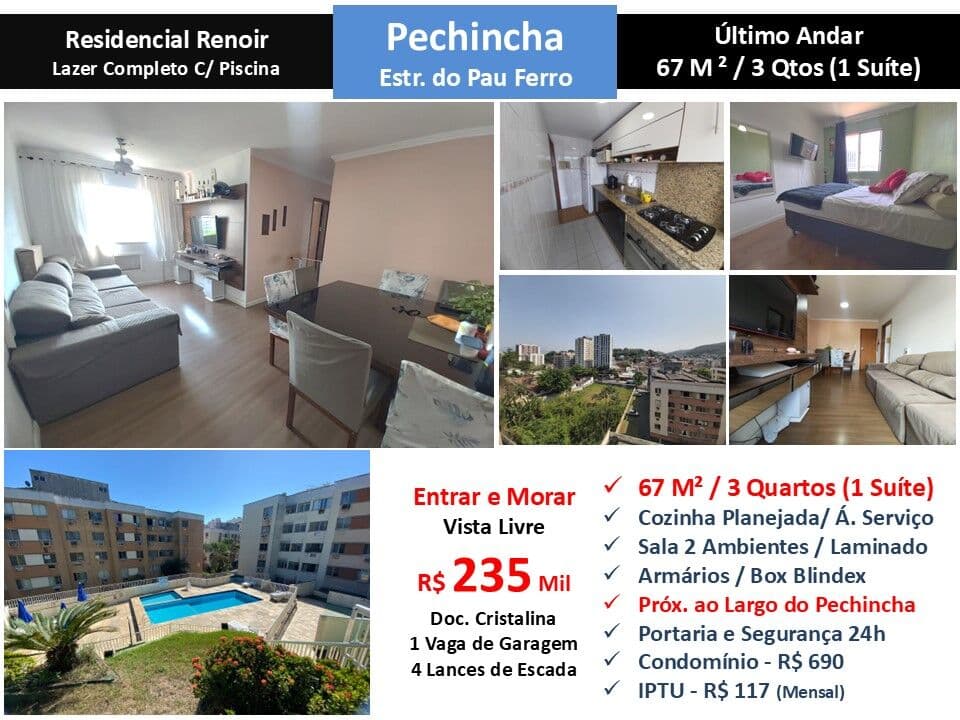 Apto JPA Pechincha Renoir 67M² 5