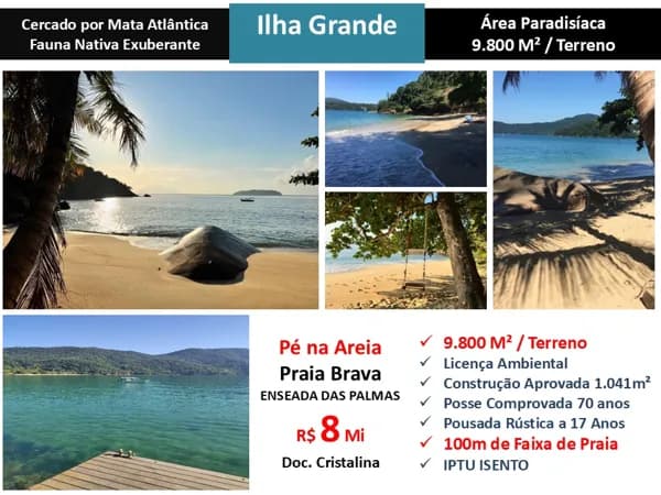 Terreno Ilha Grande 9800M²