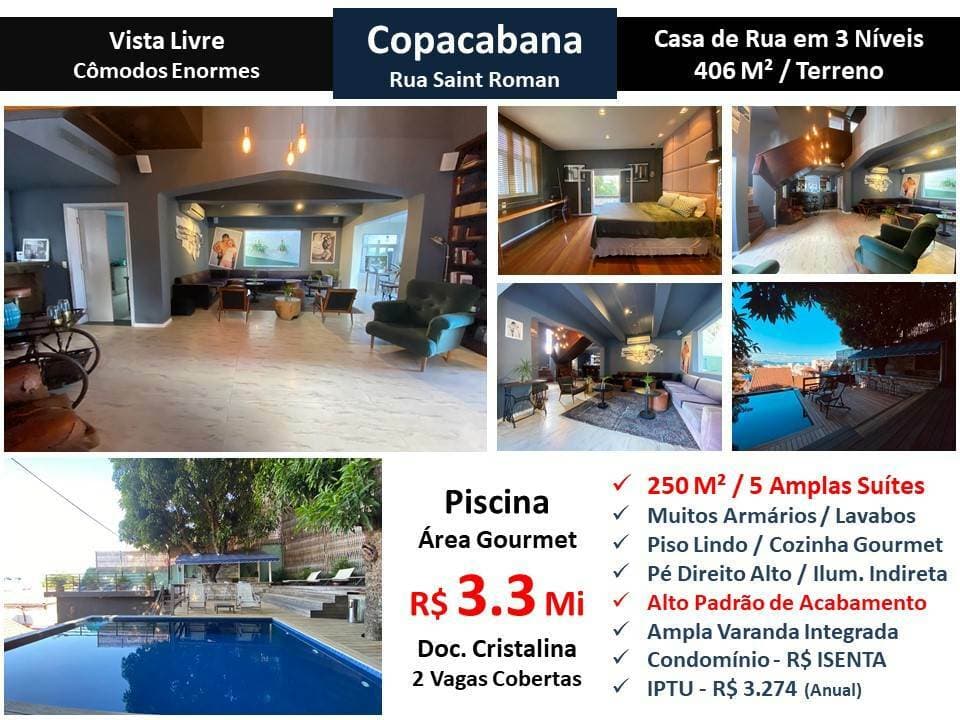 Sobrado em Rio de Janeiro - Copacabana
