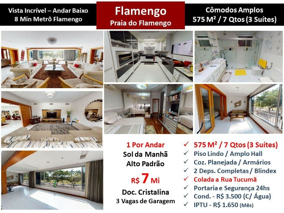 Apto Flamengo Praia 575M²