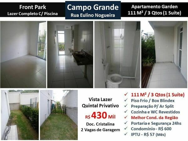Apartamento em Rio de Janeiro - Campo Grande