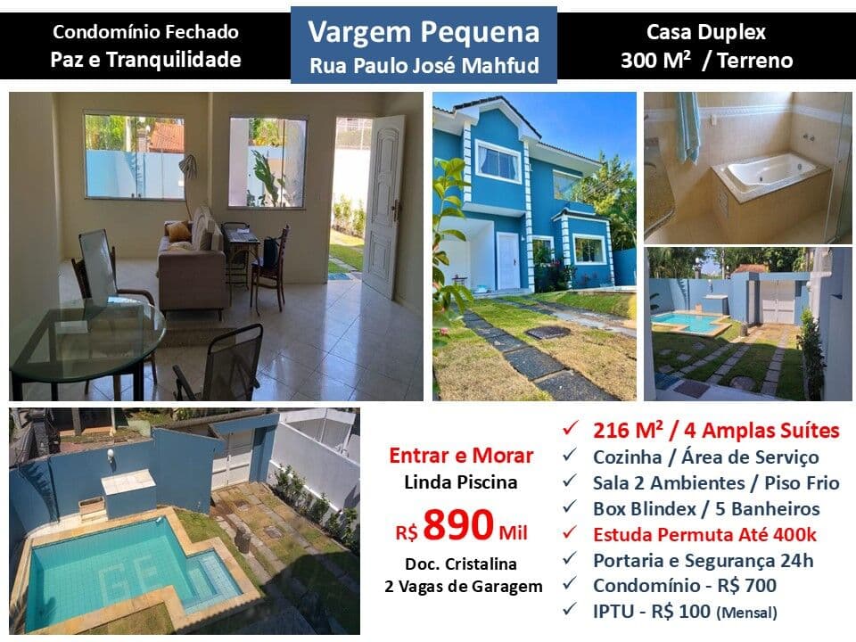 Casa Vargem Pequena Paulo José Mahfud 216M²
