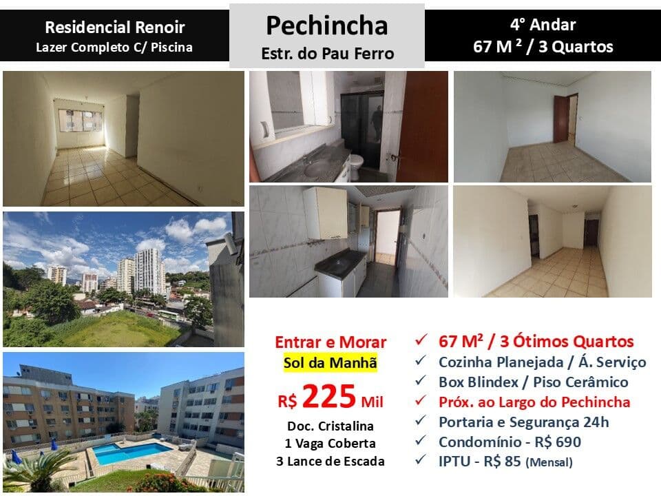 Apto JPA Pechincha Renoir 67M² 6