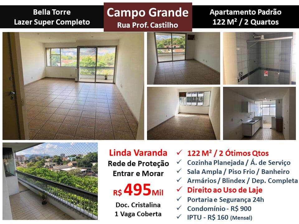 Apto Campo Grande Bella Torre 122M²