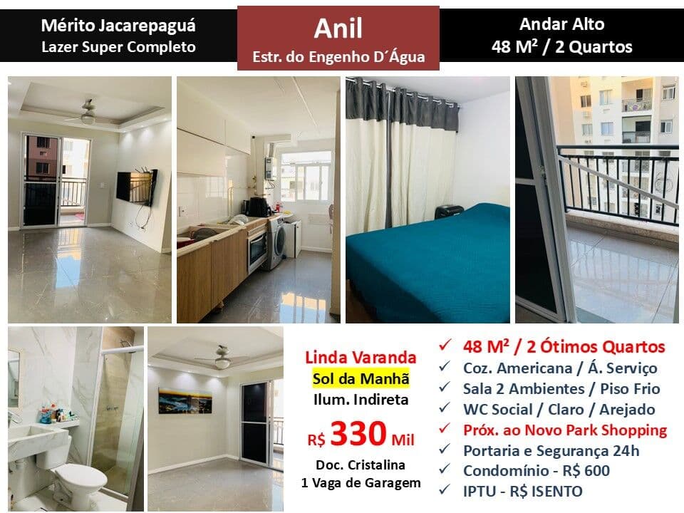 Apto JPA Anil Mérito 48M²