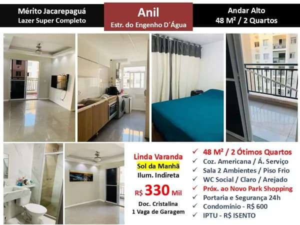 Apto JPA Anil Mérito 48M²