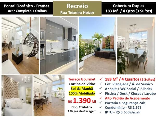 Cob Recreio Pontal Frames 183M²