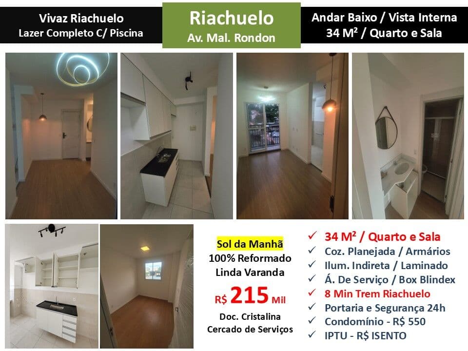 Apto Riachuelo Vivaz Riachuelo 34M²