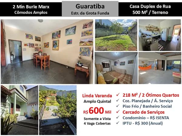 Casa Guaratiba Grota Funda 218M²