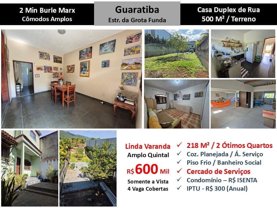 Casa Guaratiba Grota Funda 218M²