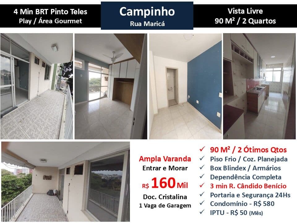 Apto JPA Campinho Maricá 90M²