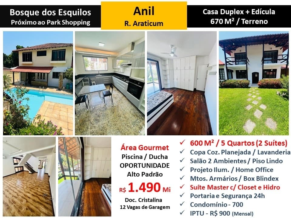 Casa JPA Anil Bosque dos Esquilos 600M² 3