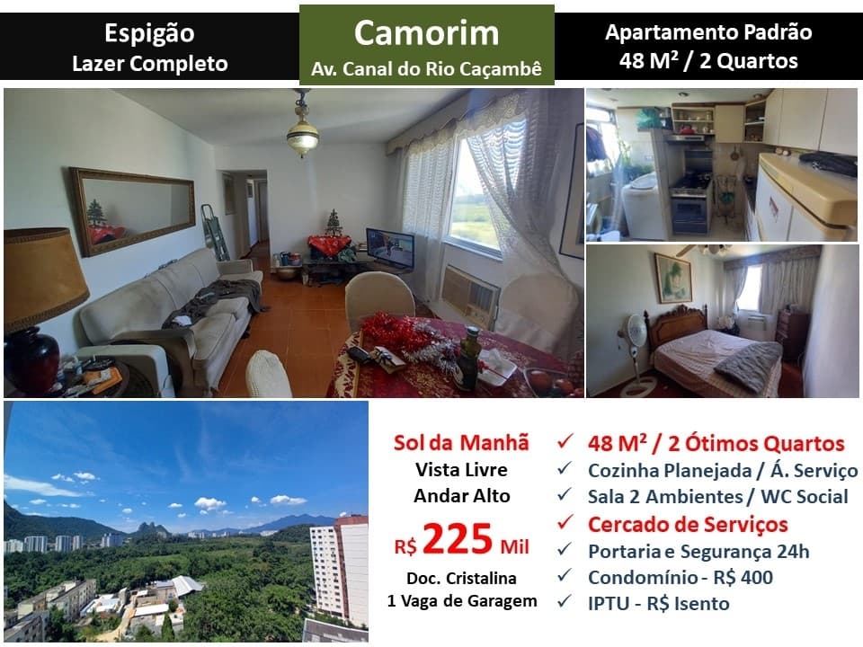 Apto Barra da Tijuca Camorim Espigão 48M² 3
