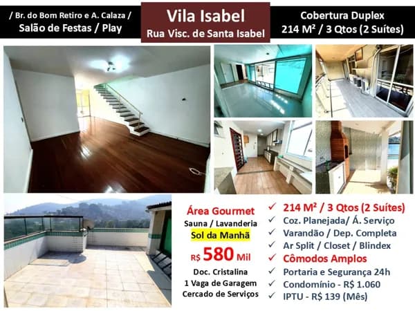 Cob Vila Isabel Visc. de Santa Isabel 214M²