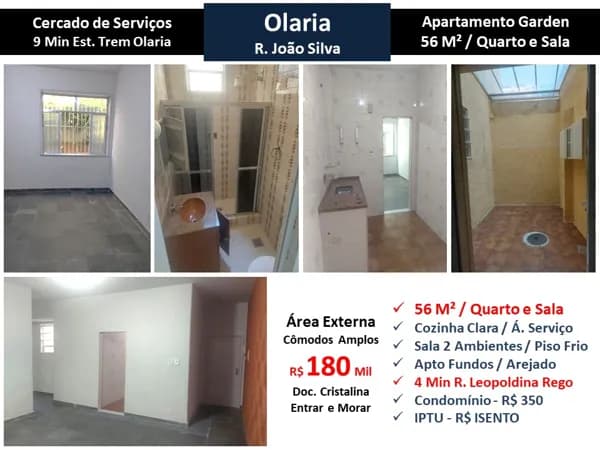 Apto Olaria João Silva 56M² Garden