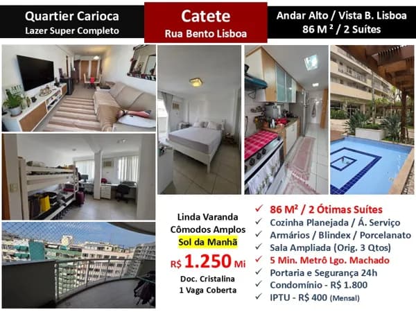Apto Catete Quartier Carioca 86M² 5