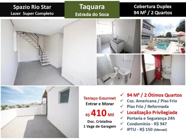 Cob JPA Taquara Spazio Rio Star 94M²
