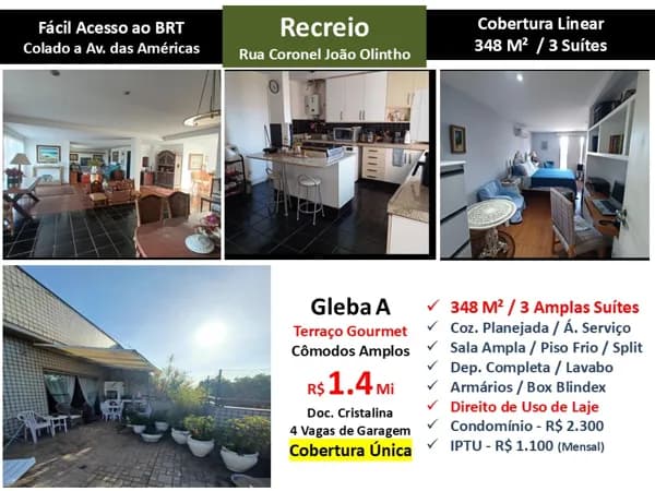Cob Recreio Gleba A João Olintho 348M²