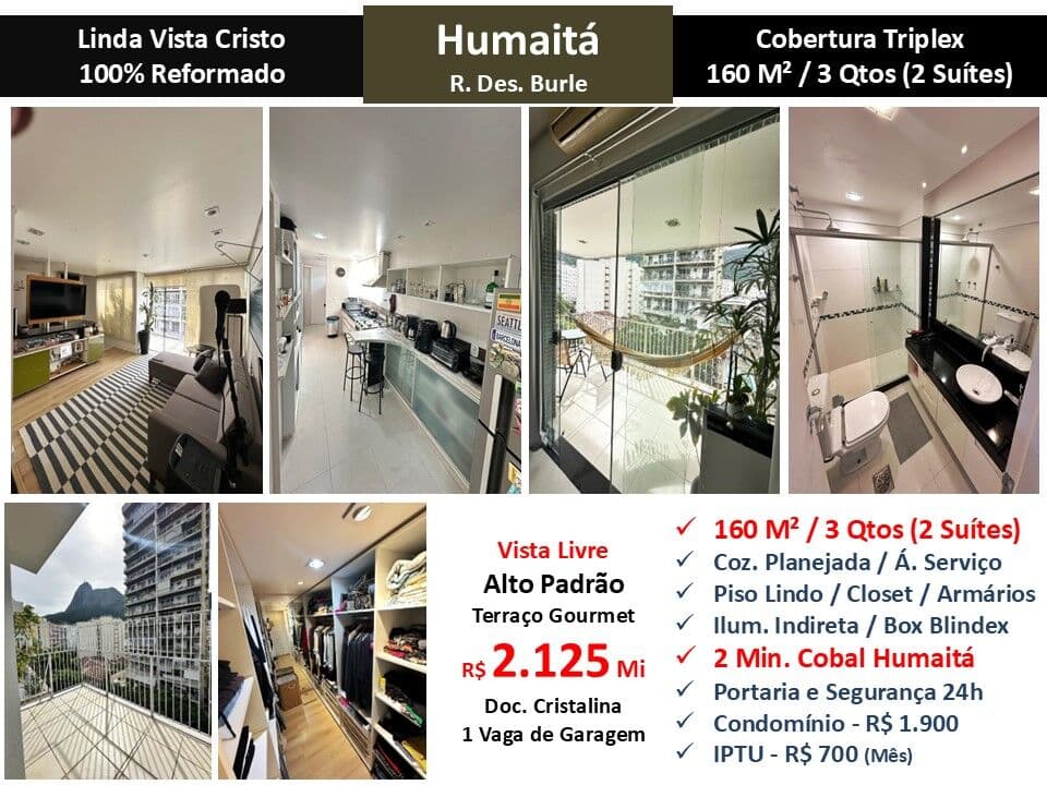 Cob Humaitá Des. Burle 160M²