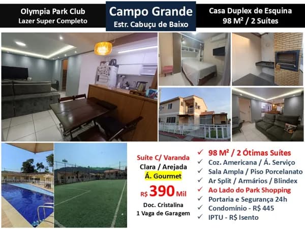 Casa Campo Grande Olympia Park 98M² 2