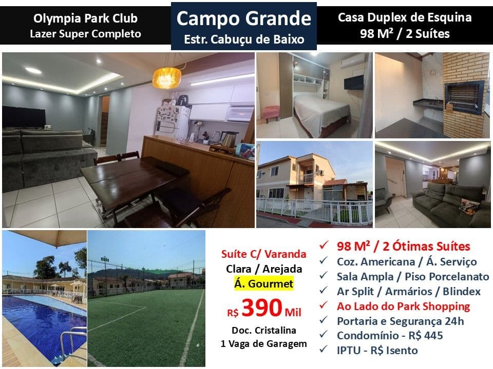 Casa Campo Grande Olympia Park 98M² 2